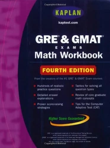 Kaplan GRE & GMAT Exams Math Workbook: Fourth Edition
