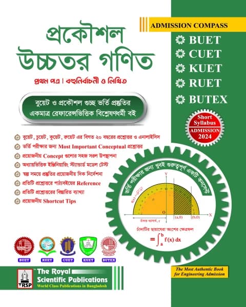 Math 1st paper – (BUET, CUET, KUET, RUET, BUTEX ADMISSION 2024)