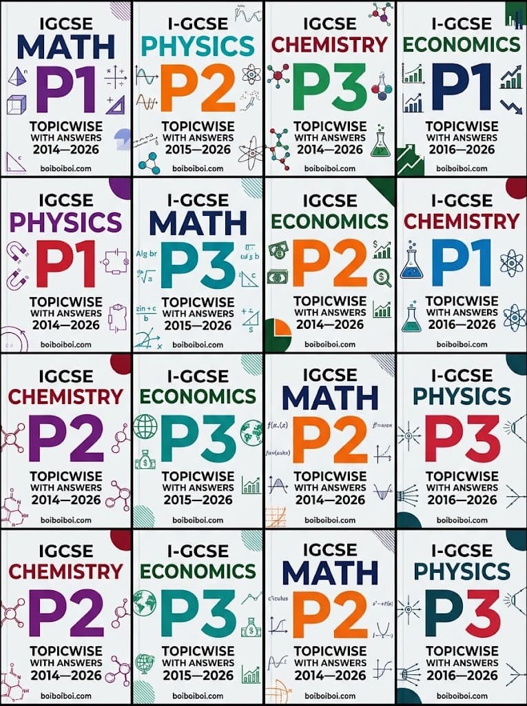 IGCSE Topicwise pastpaper with answer (Cambridge)