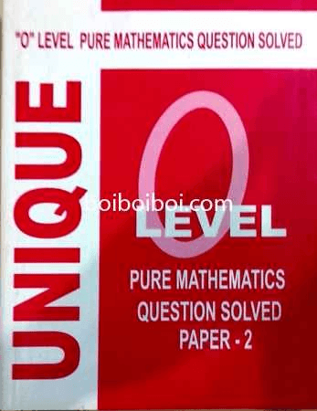 Pure Math P2 Question Worked Solution for Edexcel O Level by Unique Coaching