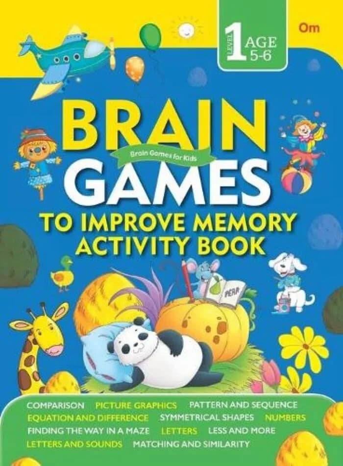 Brain Games To Improve Memory Activity Book Level – 1