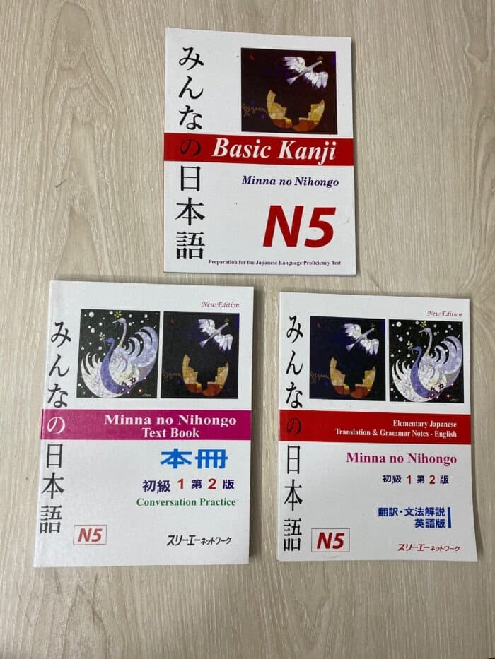 Minna no Nihongo N5 Bundle of Three Books