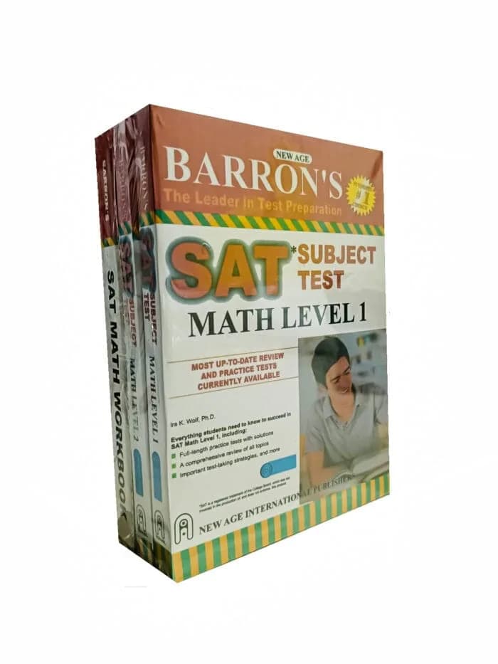 Barron’s (SAT Bundle 1) : SAT subject test math level 1 & 2, SAT math workbook