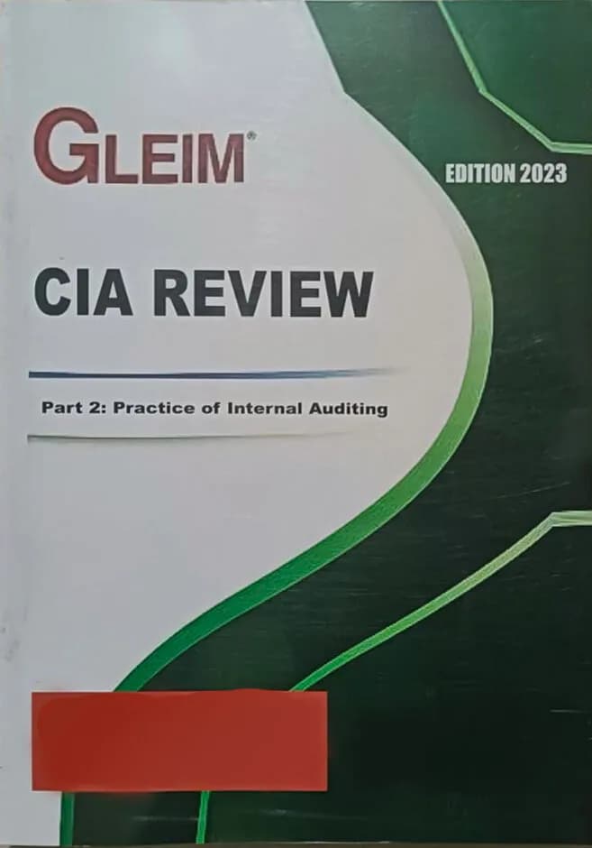 GLEIM CIA REVIEW 2024-2025 part 3
