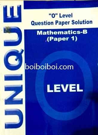 Yearly Paper 1 Math B Solution for Edexcel O Level by Unique Coaching