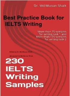IELTS Writing Samples
