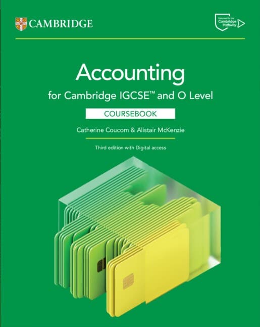 Cambridge IGCSE and O Level Accounting 3rd ed