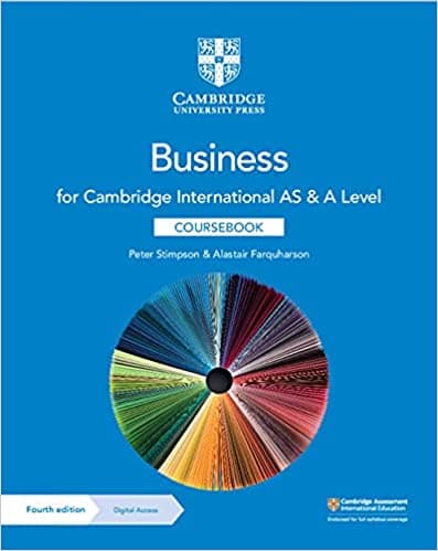 Cambridge International AS & A Level Business Coursebook 4th edition