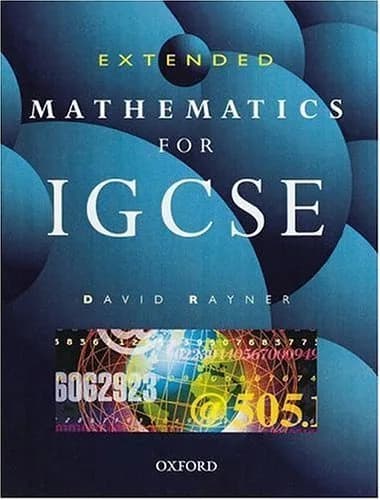Extended Mathematics for IGCSE by David Rayner Math