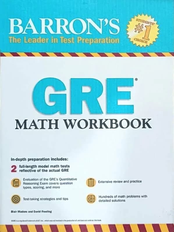 Barron’s GRE Math Workbook