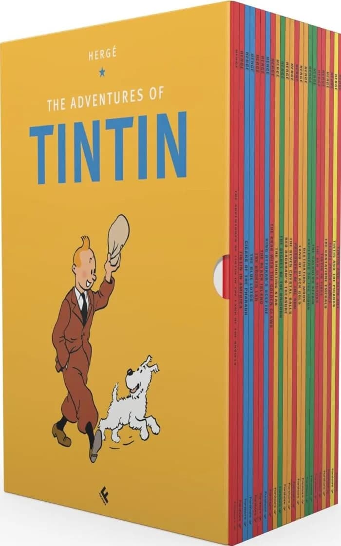 Tintin Paperback Boxed Set 23 Titles