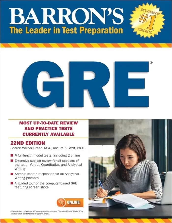 Barron’s GRE ( Test Prep)