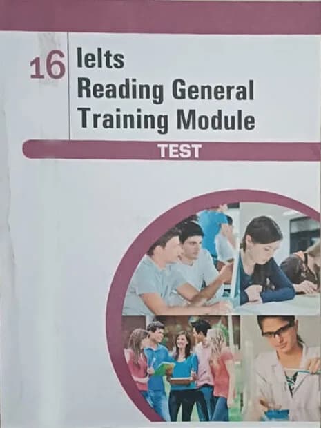 16 ielts reading general training moduel test