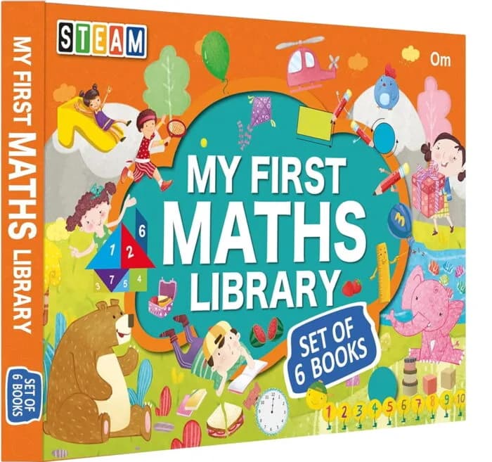 Encyclopedia -Steam : My First Maths Library (Set Of 6 Books)