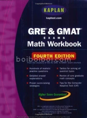 GRE & GMAT Exams Math Workbook