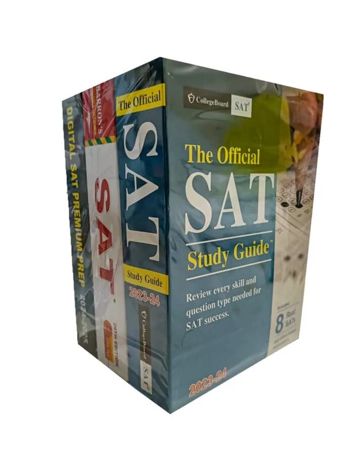 SAT Bundle 3: The Official SAT Study Guide,Barrons The Leader in Test Prep,Digital SAT Premium Prep 2024-25