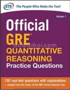 Official GRE QUANTITATIVE REASONING(V0l-1) ETS