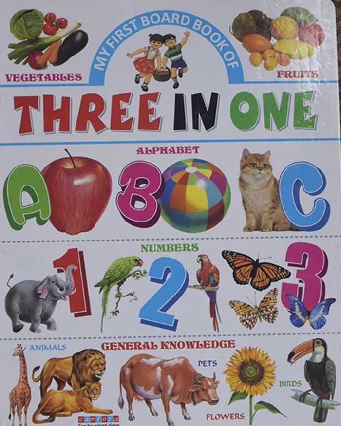 My First Board Book of Three in One