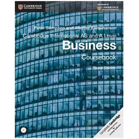 Cambridge AS and A Level Business Studies (Latest edition)