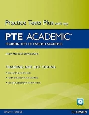 Practice Test Plus with key PTE Academic Pearson Test of English academic