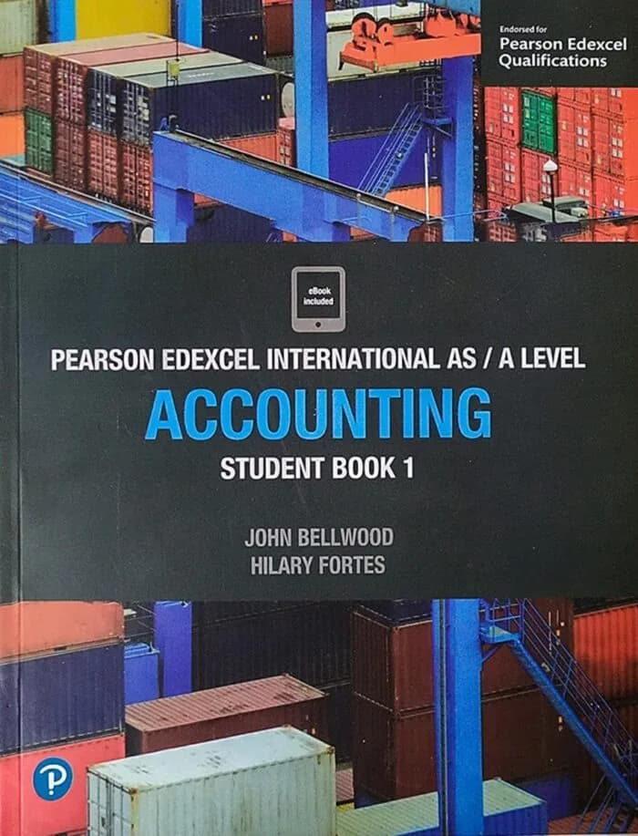 Pearson Edexcel International AS Level Accounting Student Book 1