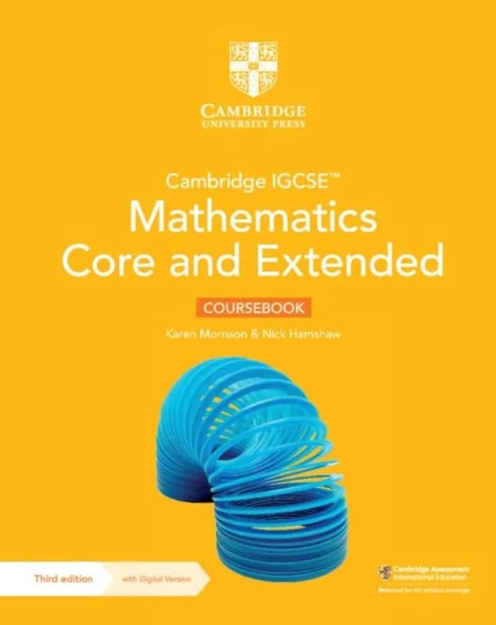 Cambridge IGCSE Mathematics Core and Extended Coursebook 3rd Edition