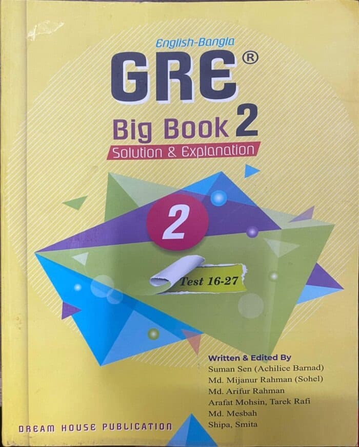 GRE Big Book 2 Solution & Explanation