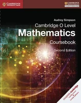 Cambridge O Level Mathematics Coursebook by audrey simpson Math