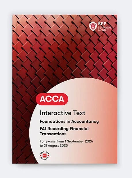 Recording Financial Transactions FA1 (TEXT) 2024-2025