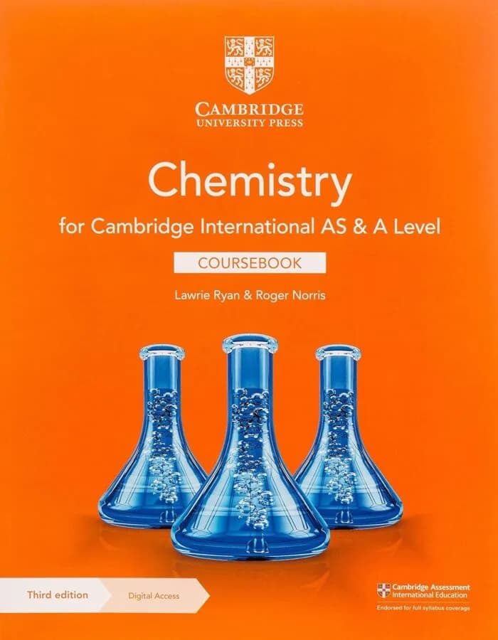 Chemistry Coursebook – Cambridge International AS and A Level, Glossy Print, 3rd Ed