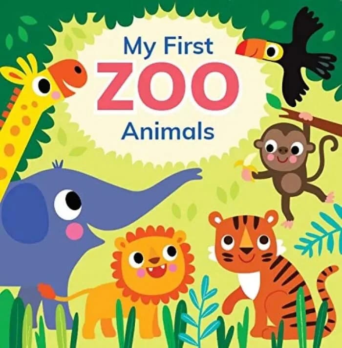 My First Zoo Animals , Kids Books – Childrens Books , Board book