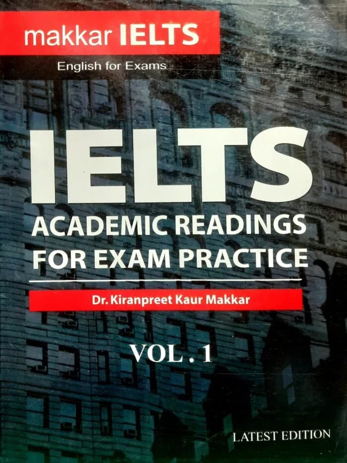 Makkar IELTS Academic Reading volume.1