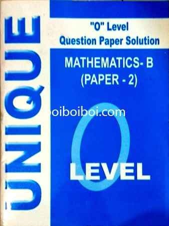 Yearly P2 Math B Solution for Edexcel O Level by Unique Coaching