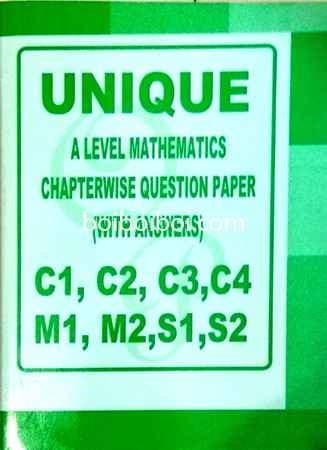 Math Chapterwise Qp With Answer C1 C2 C3 C4 M1 M2 S1 S2 for Edexcel A Level by Unique Coaching