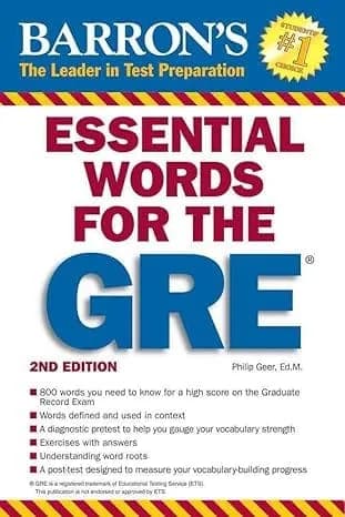 Barron’s Essential Words for the GRE (Barron’s GRE)