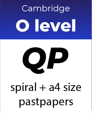 O level Pastpaper Cambridge Qp