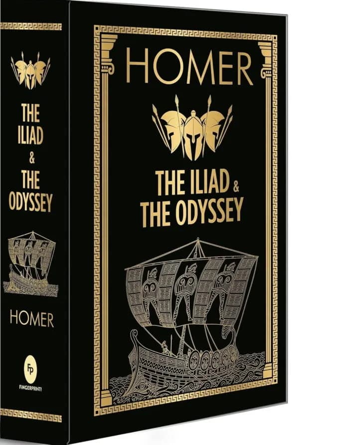 HOMER: The Iliad & The Odyssey (Deluxe Hardbound Edition)