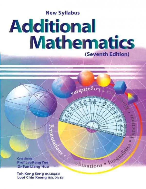 New Syllabus: Additional Mathematics 7th Edition Math
