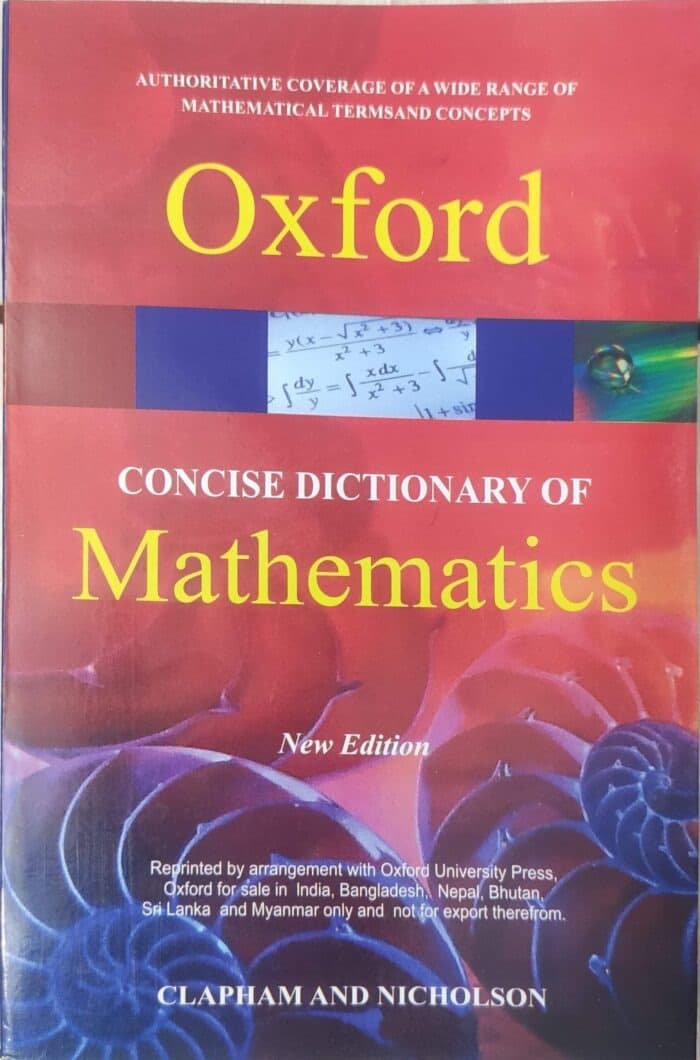 Oxford Concise Dictionary Of Mathematics