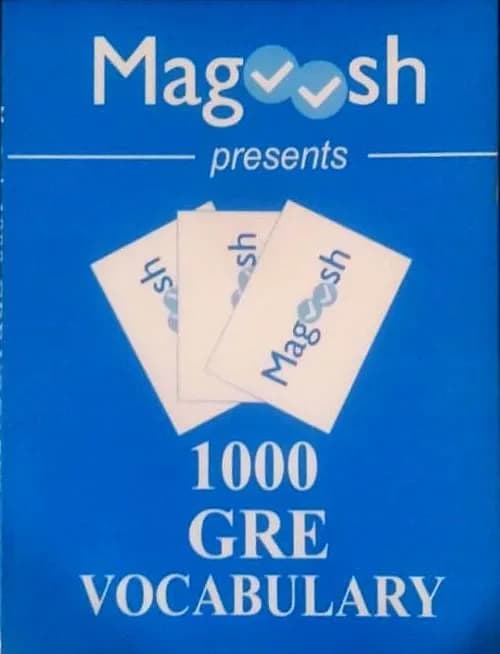 Magoosh Presents 1000 GRE Vocabulary