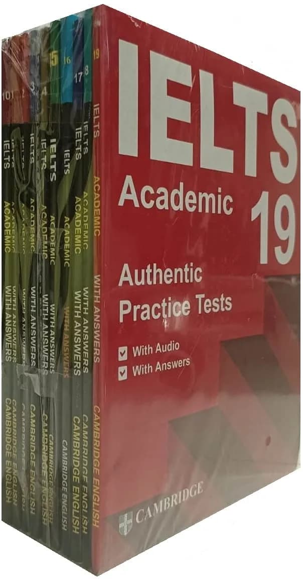 Cambridge IELTS Academic (10-19) white print