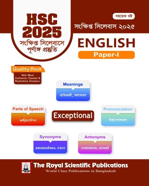 English 1st Paper – HSC 2025 Short Syllabus